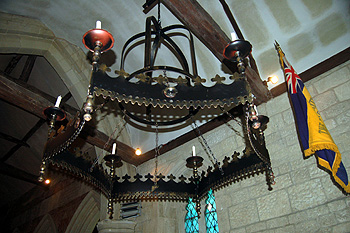 Candelabra in the chancel June 2012